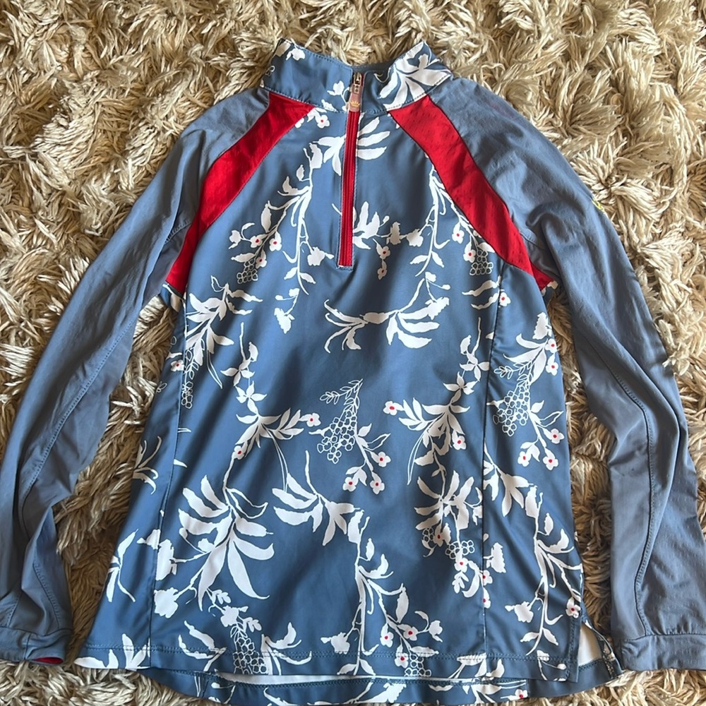 Kastel Denmark Youth Kids Size Large  1/4 Zip Long Sleeve